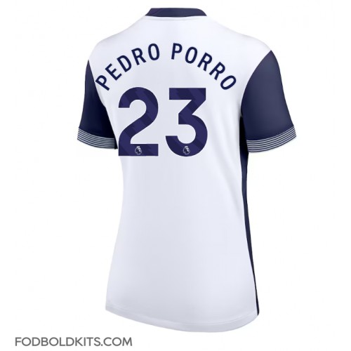 Tottenham Hotspur Pedro Porro #23 Hjemmebanetrøje Dame 2024-25 Kortærmet